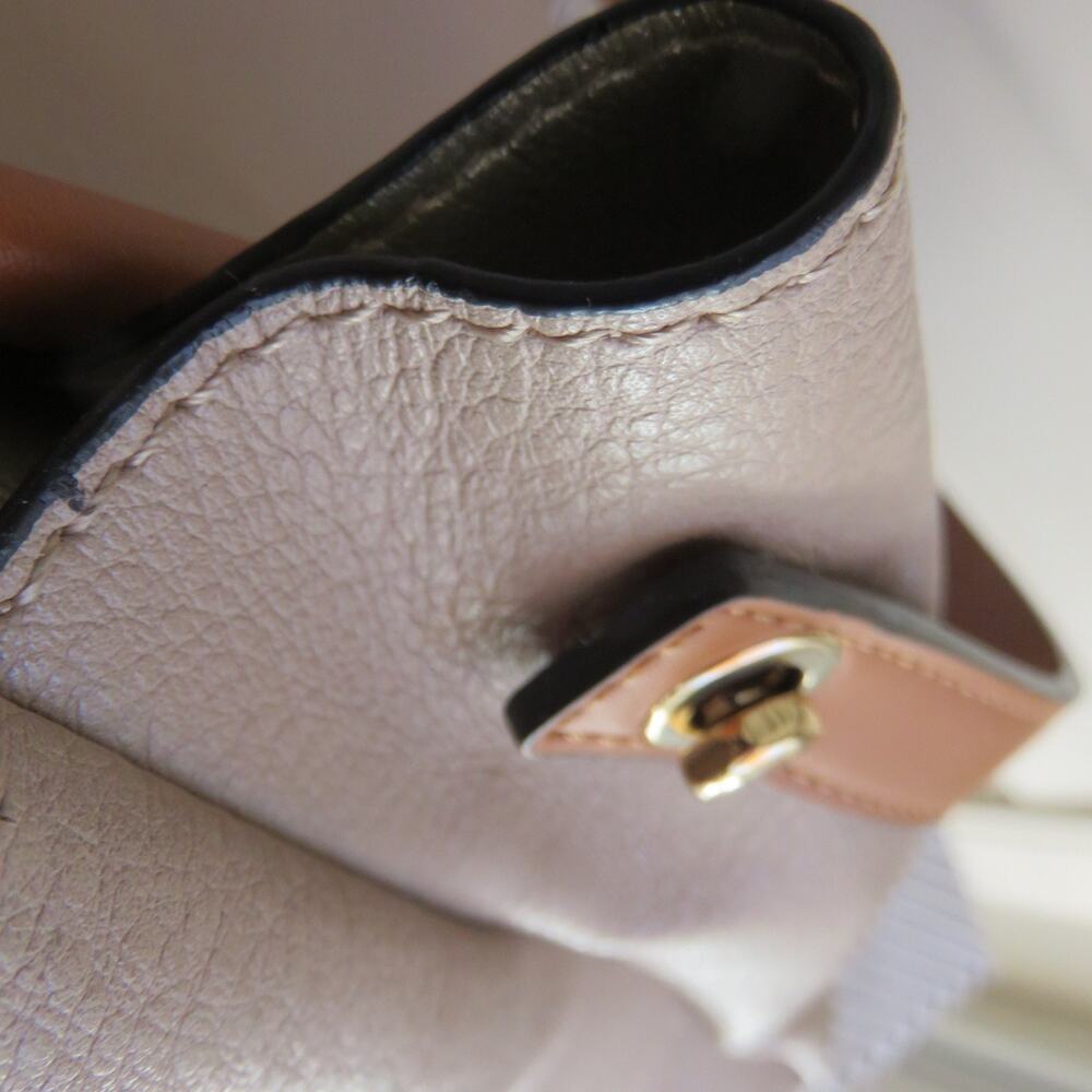 RODE SKO 3-Way Bag Shoulder Bag Faux Leather Gray Coffee Women's - Picture 11 of 12